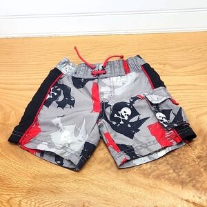 Baby Gap Pirate Swim Trunks size 12-18M